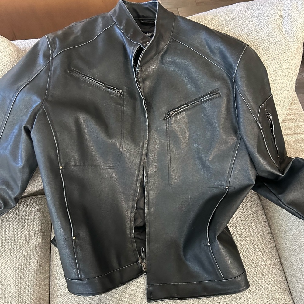 US Polo Association Men’s Black PVC XXL Jacket